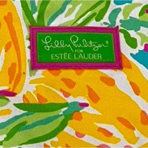LILLY PULITZER FOR ESTEE LAUDER VINYL TOTE BAG